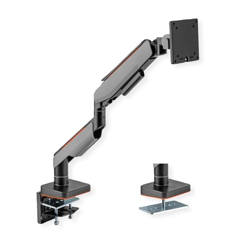 Brazo LCD ROLINE con resorte de gas para montaje en mesa y 5 articulaciones de acero max 20kg