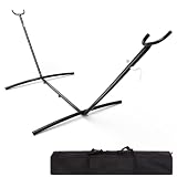 Support de hamac portable de 2,7 m, support de hamac robuste, support portable en acier uniquement pour terrasse ou intérieur avec sac de transport
