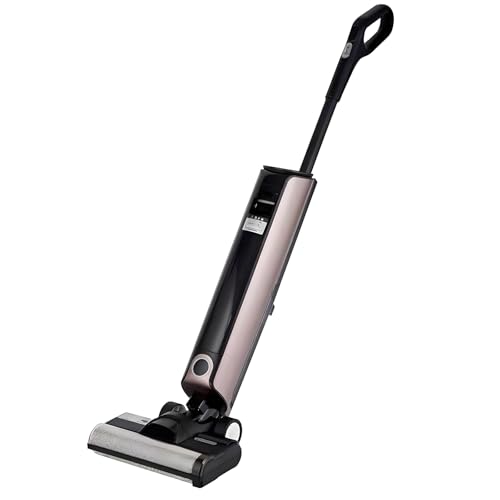 Aspiradora inalámbrica en seco y húmedo, succión y lavado 3 en 1, ligera vertical, tanque de 830 ml, 6 métodos de limpieza, autolimpieza para suelos duros y pelo de mascotas