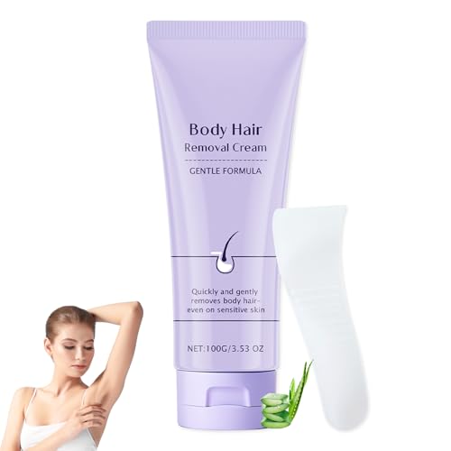 Haarentfernungscreme, Effektive Haarentfernung Creme Körper & Beine, Schnelle & Schmerzfreie Enthaarungscreme, Body Haarentfernung Schaum, Hair Removal Cream Frauen & Männer, Sanfte EnthaarungsschaumV