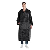 Garselay Sudadera Cobija con Capucha - Manta tipo sudadera con capucha para vestir,Cálida y acogedora manta gigante, Manta...