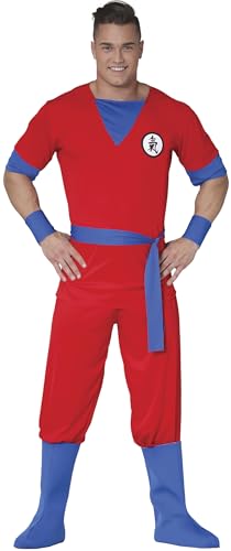 FIESTAS GUIRCA | Disfraz Fighter Adulto (54-56/XL) - Camiseta,