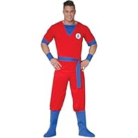 FIESTAS GUIRCA | Disfraz Fighter Adulto (48-50/M) - Camiseta,