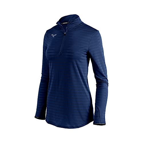 Demi-Fermeture éclair Femme Mizuno Athletic Eco thermorégulante et légère