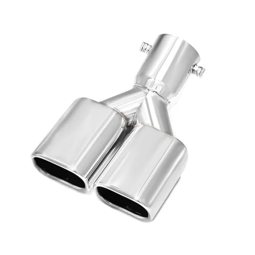 Tuyau d'échappement et embout double carré inox pour accessoire carrosserie Toyota Alphard 40