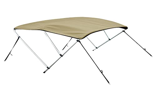 4 Seasons Bimini Top Boat Cover 3 Bow 6 Ft. Long In Different Sizes & Colours (Beige, 36" High 3 Bow 6' Ft. L X 67" - 72" W) #TOP2