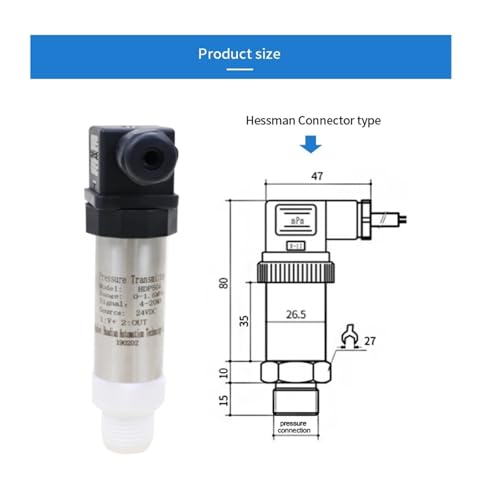 Capteur de pression Modbus RS485 0-1Mpa avec connexion chimique étanche - 5