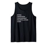 ¿Te gustan las sonatas? ¿Eres fan de Mozart y Haydn? Bueno, esta ropa minimalista de forma de sonata es perfecta para ti Muestra tu amor por las transiciones tónicas a dominantes con esta camiseta