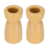 Robuste Et Durable: La base large et plate de ce bougeoir permet de placer des bougies coniques et cylindriques sans basculer, assurant une stabilité sur la table à manger ou comme décoration festive.