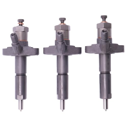 Lesurey 3 Pcs Fuel Injectors D0NN9F593A D4NN9F593A Compatible with Ford Tractors 2000 3000 3400 3500 3550 4000 4400 4500 5000 5100 5200 5500 5550 8000