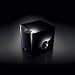 Yamaha NS-SW200 Front Firing-Subwoofer mit patentiertem Twisted Flare Port Bassreflexrohr schwarz