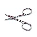 Premium Curved Manicure Scissors 3 Inch | Stainless Steel Cuticle & Beauty Grooming Scissors for Nails, Eyebrow, Eyelash & Dry Skin