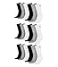 Produktbild PUMA 18 Paar Sportsocken Tennis Socken Gr. 35-49 Unisex für sie und ihn, Farbe:325 - white/grey/black, Socken & Strümpfe:39-42