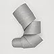 Wandbordüre selbstklebend Tapete wasserdicht PVC Sockelleiste für Küche und Badezimmer Wanddekoration Bordüre Pinnwand Ausschnitt Silberrebe 5 cm x 500 cm