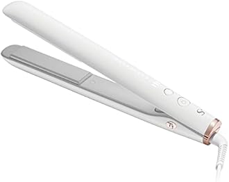 T3 SinglePass StyleMax Professional 1" Ceramic Flat Iron with Custom Heat Automation, 9 Heat Settings, Longer Ceramic Plates, for Straightening, Waving, Curling & Styling