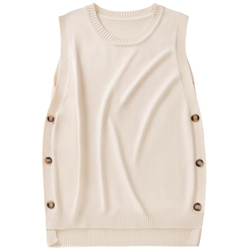 Wowcarbazole Women's Sleeveless Sweater Vest...