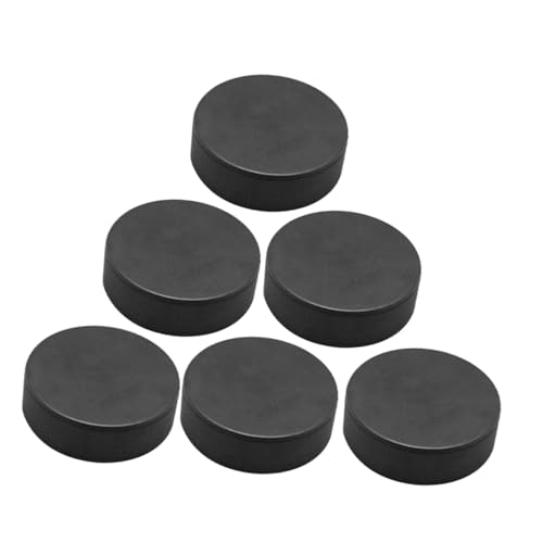 SUPVOX 6Pcs PU Ice Hockey High Wear Resistant Training for Practice Realistic Bounce for Enhanced Training Material for Health