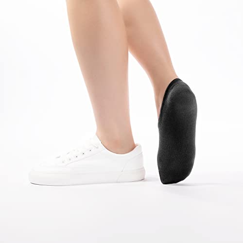Image of IDEGG No Show Socks For Women and Men 12 Pairs Casual Low Cut Socks Anti-slid Athletic Cotton Socks with Non Slip Grip