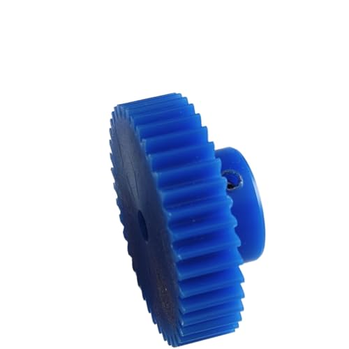 Cylindrical Drive 1pcs Nylon Spur Gear 1.25 Module 19 Teeth Straight Teeth Gear with Step 1.25M 19T Cylindrical Gear Motor Pinion Rack Machinery(12mm bore)