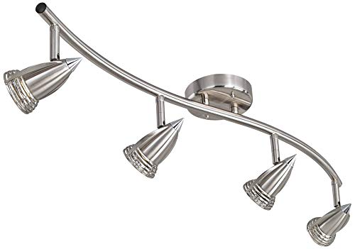 Pro Track Heavy Duty Led 4-Light Satin Nickel Track Kit - Pro Track #TOP4