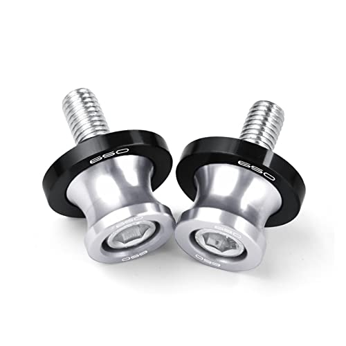 Bobines de bras oscillant 8mm argent pour lever et stabiliser facilement la Kawasaki Z650