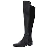 Michael Michael Kors Womens Bromley Leather Riding Boots Black 5.5 Medium (B,M)