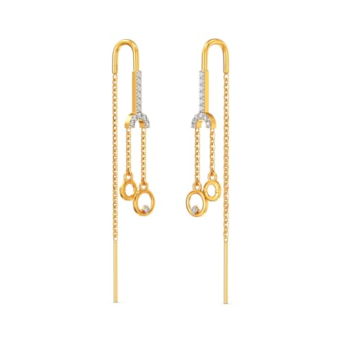 Image of Joyalukkas 22k (916) Purity BIS Certified Sui Daga Gold Earrings For Women