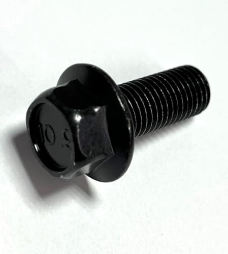 黒メッキM10P=1.25(細目)X25L 高強度フランジボルト (c)10本パック)