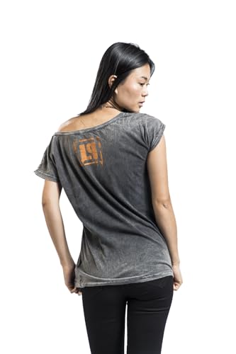 Linkin Park Overlay Donna T-Shirt Grigio Xl 100% Cotone Regular - 6