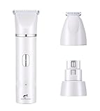 X psblty Three-in-one Multifunctional pet Shaver, Hair Clipper, Nail Polisher, Foot Hair Trimmer(White)