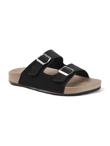 Image of Sukun mens Sukun Slb 10 Men's Stylish Dual-strap Buckle Sandals Sandal