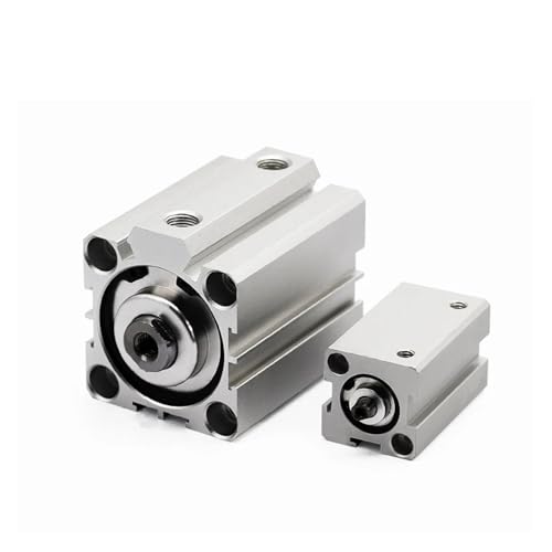 Cylindre pneumatique double effet SDA 80mm compact à haute force de poussée - 2