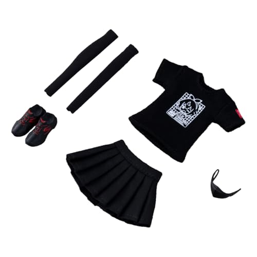 蝸之殼Snail Shell(スネイルシェル) スネイルシェルスタッフユニフォーム（ブラック） ドール服セット 布&PVC製 完成品ドール衣装