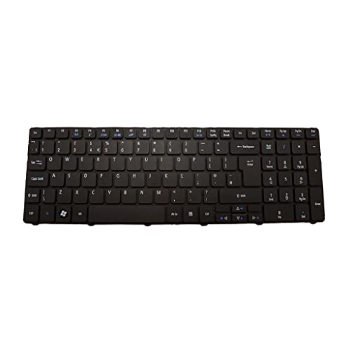UK Layout Keyboard Compatible with Acer Aspire 5750, 5733, 5810, 5745, 7750 Series - Plastic Replacement Laptop Keyboard