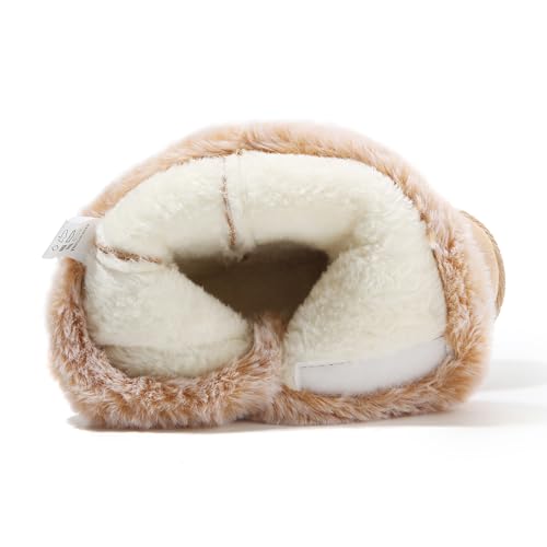 Image of Femizee Girls Boys Warm Winter Boots Kids Outdoor Snow Boots(Toddler /Little Kid)