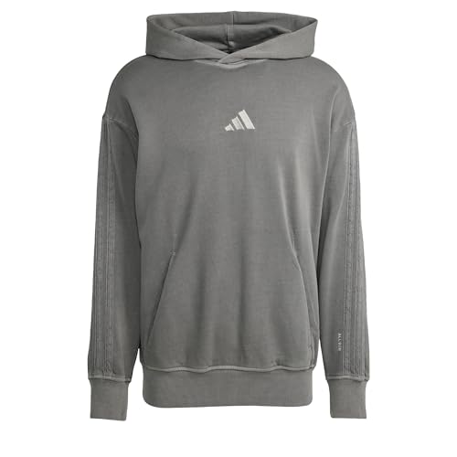 adidas Men's ALL SZN French Terry Washed Hoodie, black, L