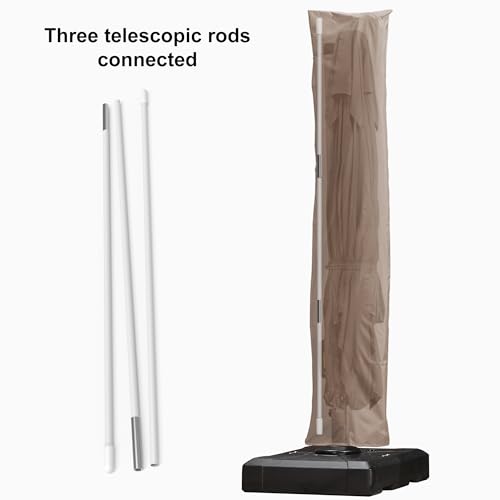 Image of PURPLE LEAF Outdoor Cantilever Umbrella Cover Easy Setup L Size Tapue