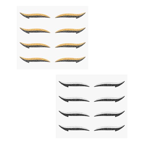 GEUUFEA Glitter Eye Line Strips - Adhesive Instant Eyeliner Makeup Stickers for Eyes Dress Up