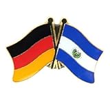 FLAGGENMAE Fre&schaftspin EL Salvador Pin Fahne Flagge
