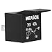 Weasch 2 Pack Car Relay, 36V 40A, 5 Pin SPDT, Automotive Switches and Starters, Waterproof Relay for Boat Tractor Truck Motorcycle (2)