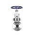 RYRMCVPVCT Stop Valve Z41W-16P Industrial Pipeline Shut-Off Valve Water Valve 304 Stainless Steel Flange Globe Valve(DN20)