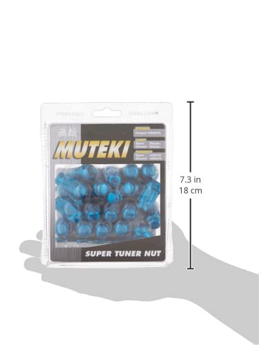 アクセサリー Ani Amazon.com: Muteki 41886U Chrome Blue 12mm x 1.5mm Closed