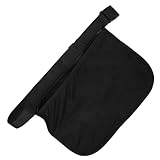 VANZACK Bolsa De Almacenamiento De Bolas Riñonera con Soporte para Tenis Bolsa De Pelota De Tenis Bolsa De Pelota Deportiva Bolsas para Recoger De Tenis Bolsas De Tenis Black Paño