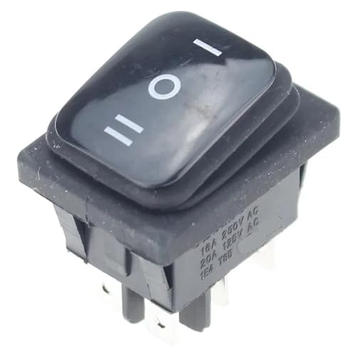 Interruptor DPDT de 6 pines para barcos y automoción con resistencia de 12V y 220V 4