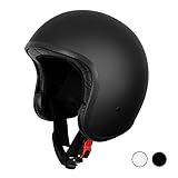 Kunden suchten auch nach: vintage retro motorradhelm rollerhelm jethelm chopper mofa helm weiß schwarz motorrad herren damen helme männer frauen erwachsene roller moped motorroller mopedhelm schutzhelm vespa scooter Integralhelm protection e-scooter e-roller ohne visier
