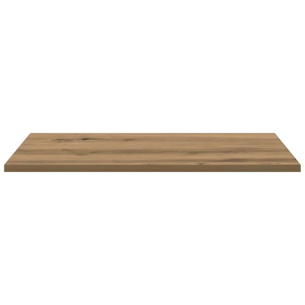 Scaffale in legno marrone, 60 x 40 x 1,5 cm, 4 pezzi, 3 ripiani, per interni, libreria da parete, scaffale da cucina, soggiorno