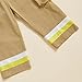 Thorn Tree Kids Firefighter Outfit Short Sleeve T-Shirt Suspender Pants Overalls Halloween Birthday Outfits (Blue, 5-6 Years)
