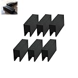 6-Pack Furniture Bumpers for Roomba/Eufy Robot Vacuums, Vacuum Guards to Prevent Stuck Under Chairs & Tables, No Tool Slide On Design (Wide 12.70mm)