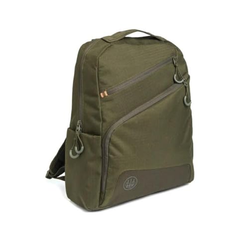Mochila Beretta GameKeeper EVO Verde e Marrom para Caça e Tiro Esportivo Atirador Tático Militar Resistente e Funcional