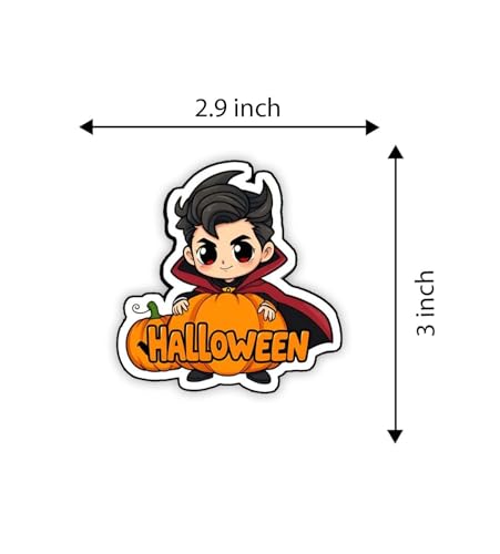 Image of Gift Me Bazar Wooden Fridge Magnet for Refrigerator Stylish | Decorative Items for Kitchen | Magnet for Almirah | Washing Machine | Indian Souvenir Gift Items (Halloween)